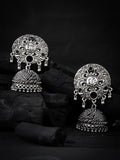 Silvermerc Silver Plated Stud Earrings For Women